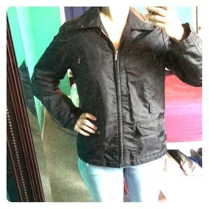 Express Black Fleece Lined Jacket